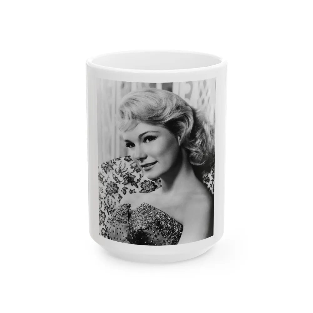 Yvette Mimieux #16 (Vintage Female Icon) White Coffee Mug-15oz-Go Mug Yourself