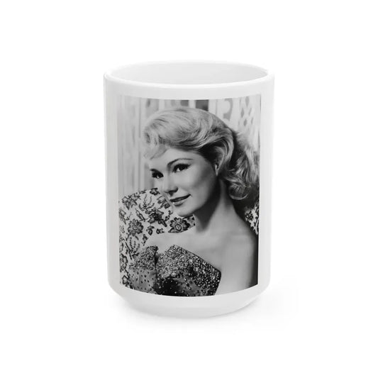 Yvette Mimieux #16 (Vintage Female Icon) White Coffee Mug 15oz - Go Mug Yourself