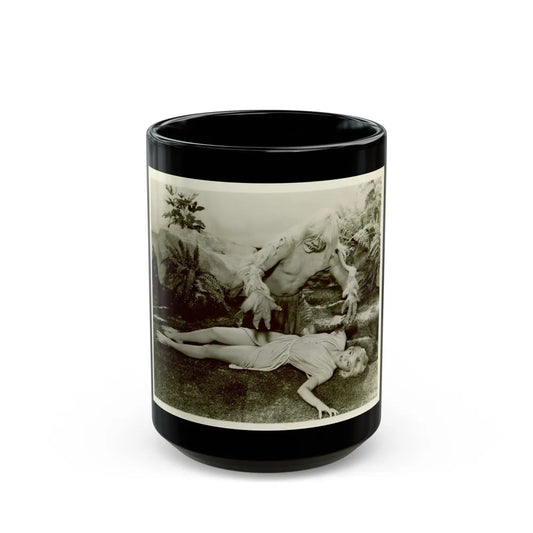 Yvette Mimieux #18 (Vintage Female Icon) Black Coffee Mug-15oz-Go Mug Yourself