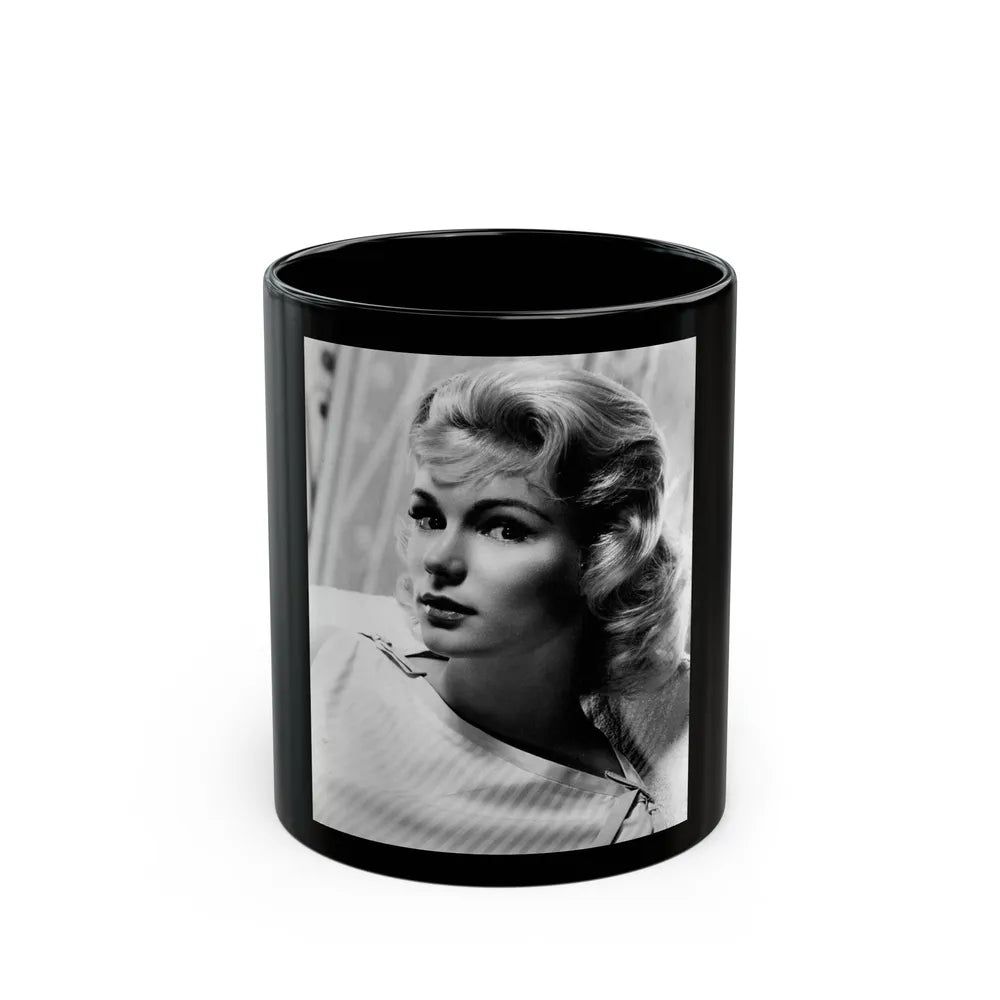 Yvette Mimieux #30 (Vintage Female Icon) Black Coffee Mug-11oz-Go Mug Yourself