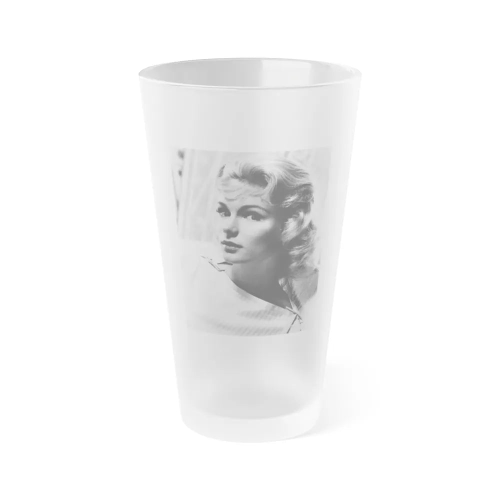 Yvette Mimieux #30 (Vintage Female Icon) Frosted Pint Glass 16oz-16oz-Frosted-Go Mug Yourself