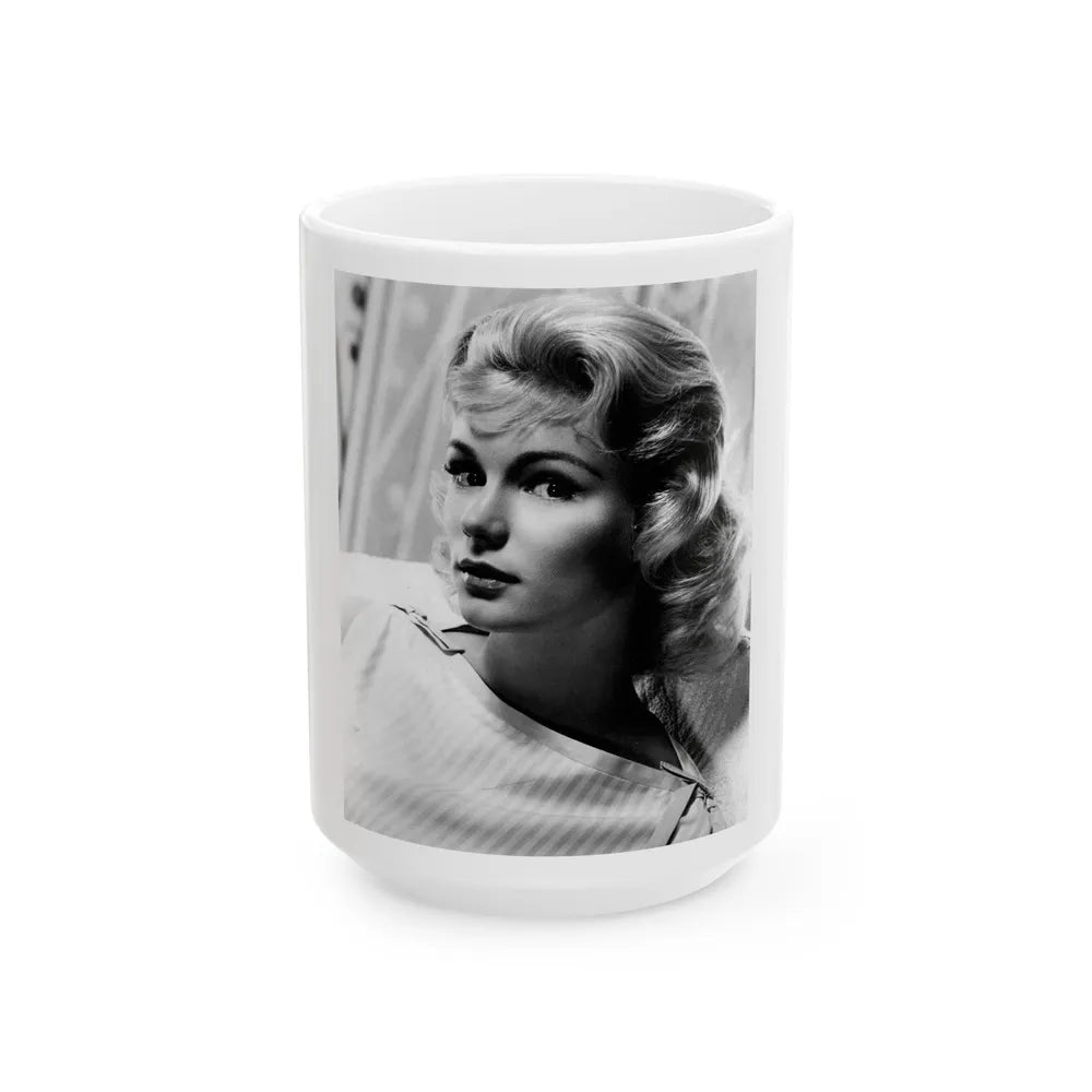 Yvette Mimieux #30 (Vintage Female Icon) White Coffee Mug-15oz-Go Mug Yourself