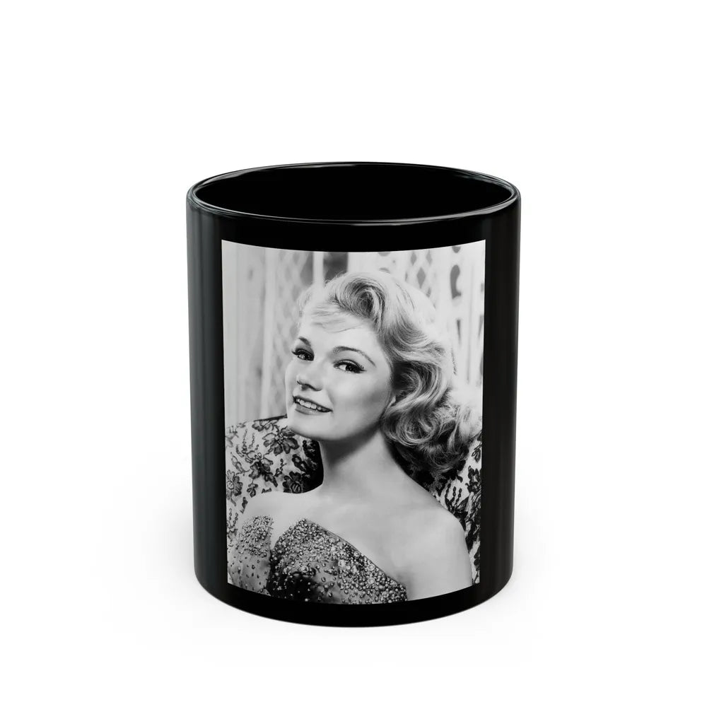 Yvette Mimieux #39 (Vintage Female Icon) Black Coffee Mug-11oz-Go Mug Yourself