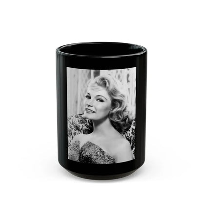 Yvette Mimieux #39 (Vintage Female Icon) Black Coffee Mug 15oz - Go Mug Yourself