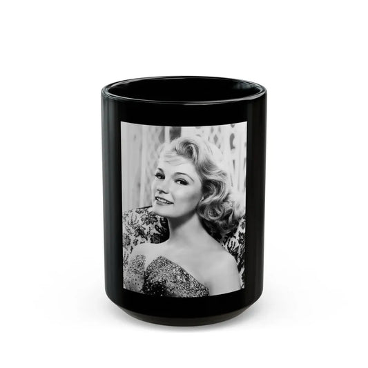 Yvette Mimieux #39 (Vintage Female Icon) Black Coffee Mug 15oz - Go Mug Yourself