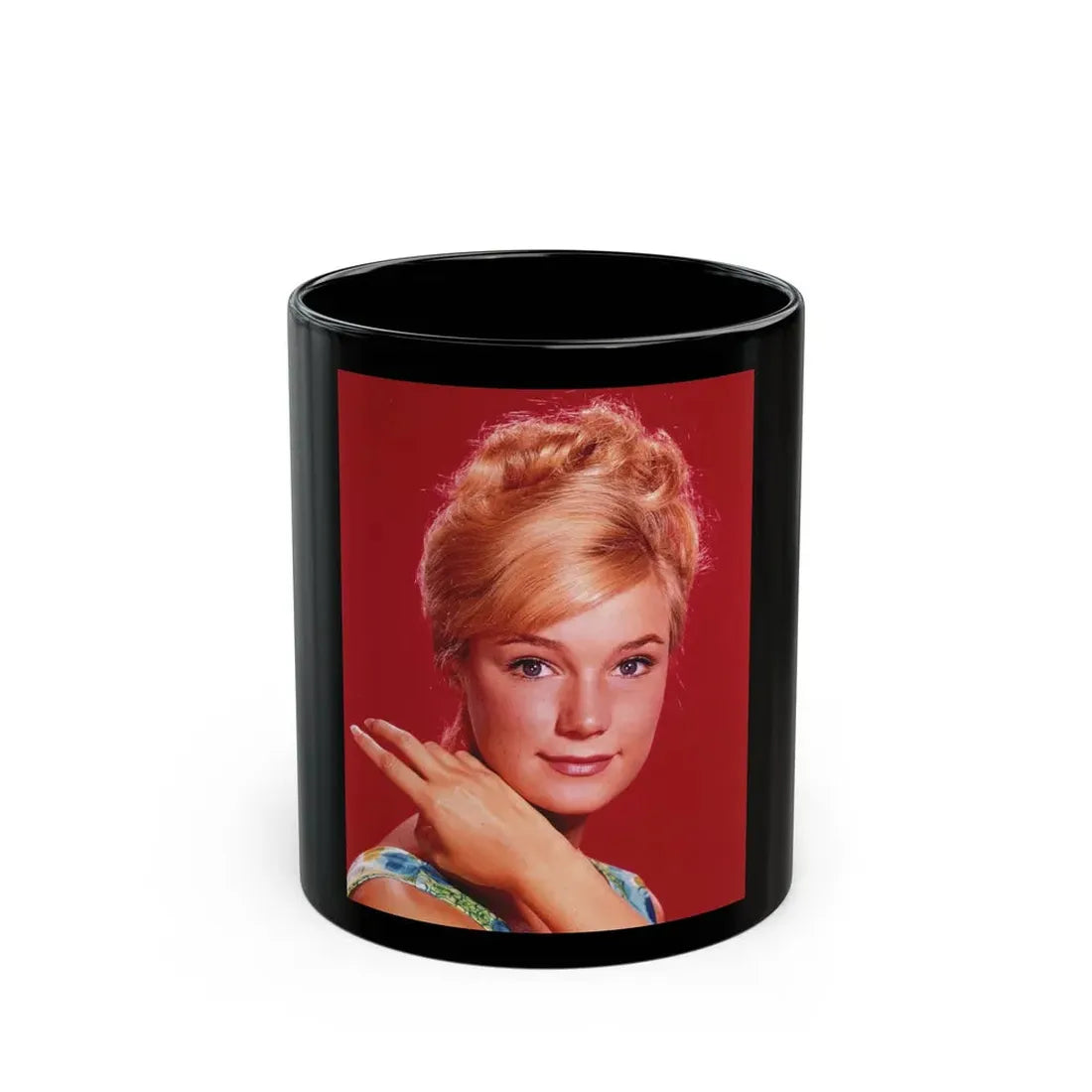 Yvette Mimieux #44 (Vintage Female Icon) Black Coffee Mug 11oz - Go Mug Yourself
