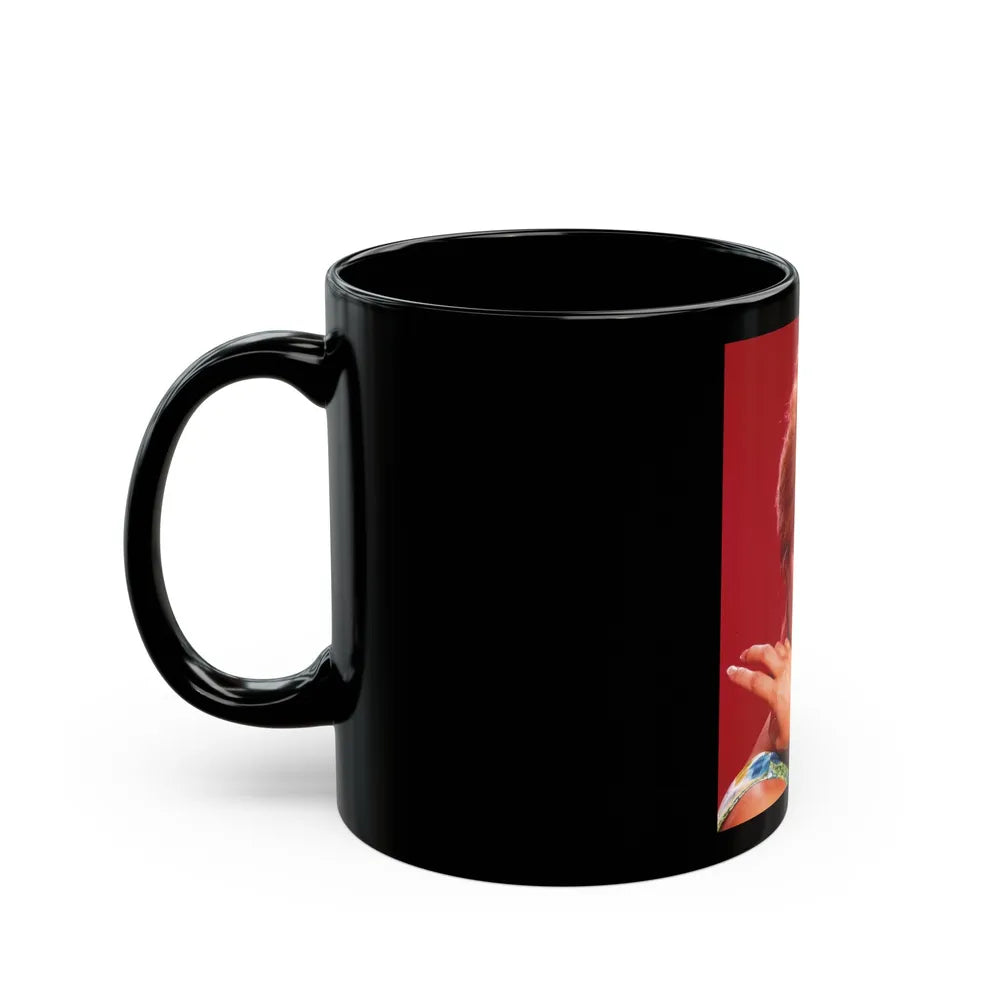 Yvette Mimieux #44 (Vintage Female Icon) Black Coffee Mug-Go Mug Yourself