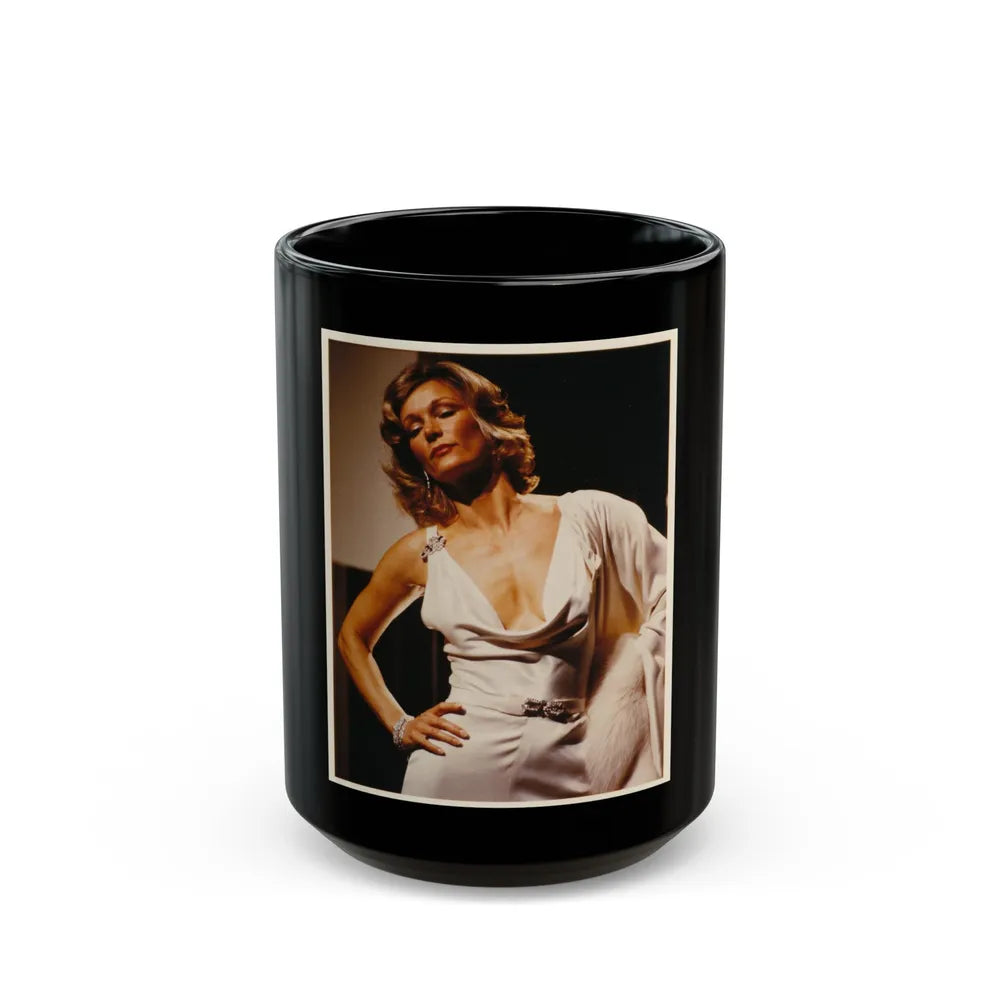 Yvette Mimieux #46 (Vintage Female Icon) Black Coffee Mug-15oz-Go Mug Yourself