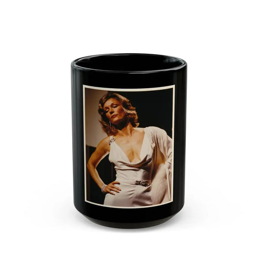 Yvette Mimieux #46 (Vintage Female Icon) Black Coffee Mug 15oz - Go Mug Yourself