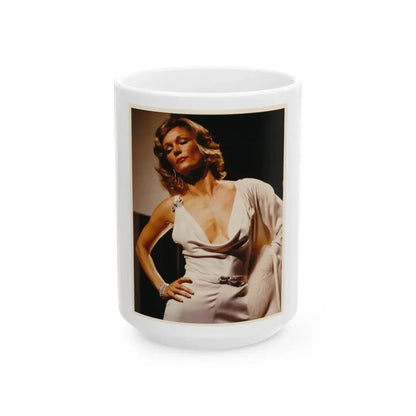 Yvette Mimieux #46 (Vintage Female Icon) White Coffee Mug 15oz - Go Mug Yourself