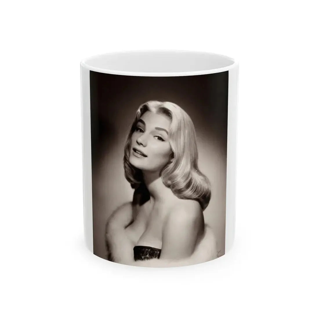 Yvette Mimieux #48 (Vintage Female Icon) White Coffee Mug 11oz - Go Mug Yourself