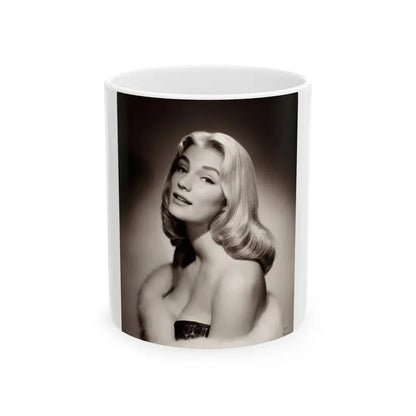 Yvette Mimieux #48 (Vintage Female Icon) White Coffee Mug 11oz - Go Mug Yourself