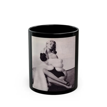 Yvette Mimieux #50 (Vintage Female Icon) Black Coffee Mug 11oz - Go Mug Yourself