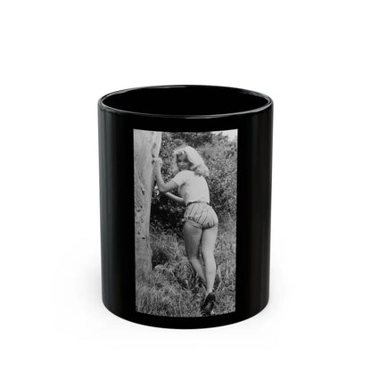 Yvette Mimieux #57 (Vintage Female Icon) Black Coffee Mug-11oz-Go Mug Yourself