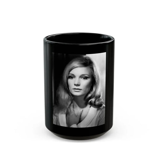Yvette Mimieux #60 (Vintage Female Icon) Black Coffee Mug 15oz - Go Mug Yourself
