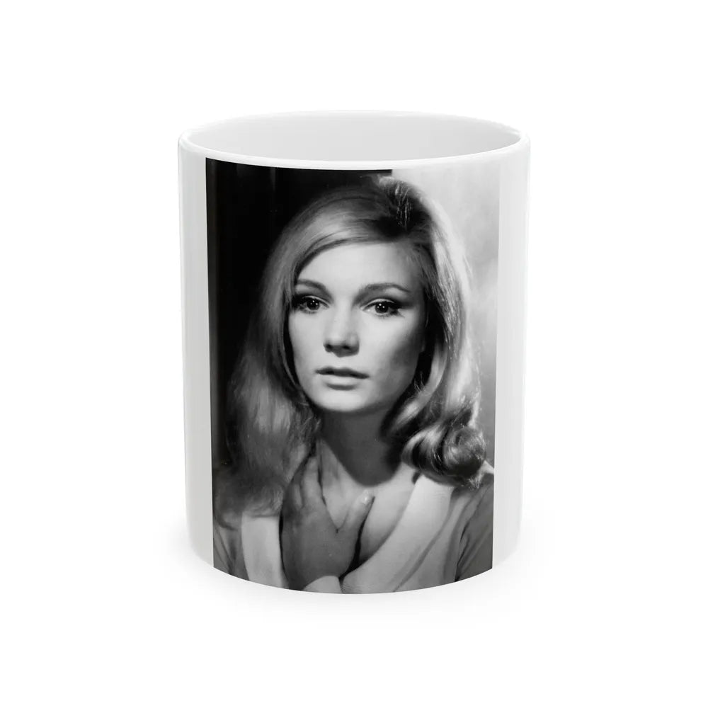 Yvette Mimieux #60 (Vintage Female Icon) White Coffee Mug-11oz-Go Mug Yourself