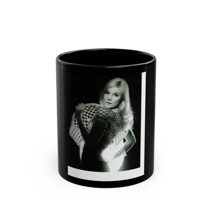 Yvette Mimieux #63 (Vintage Female Icon) Black Coffee Mug-11oz-Go Mug Yourself