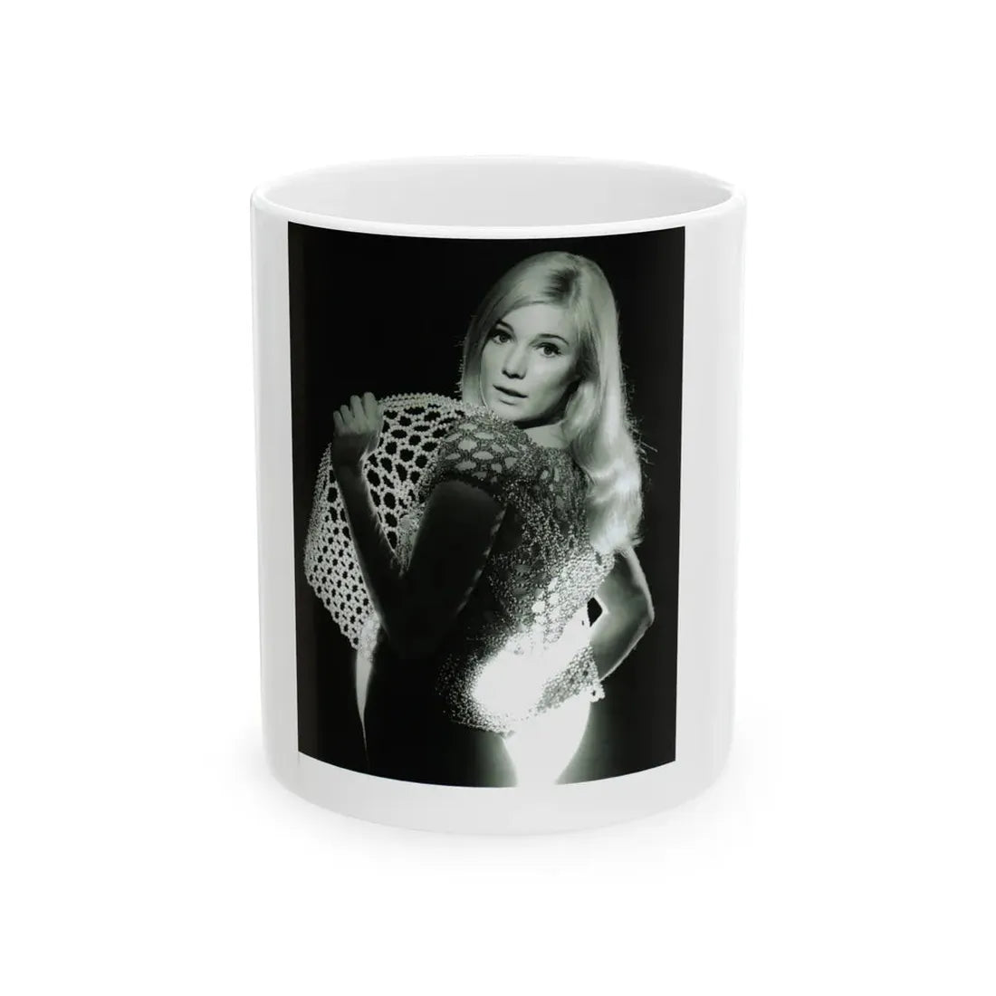 Yvette Mimieux #63 (Vintage Female Icon) White Coffee Mug 11oz - Go Mug Yourself