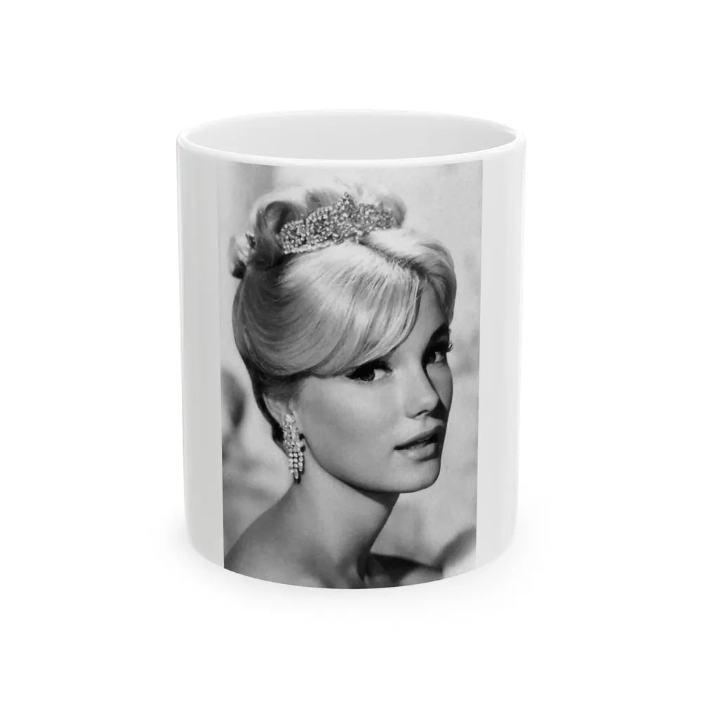 Yvette Mimieux #64 (Vintage Female Icon) White Coffee Mug-11oz-Go Mug Yourself