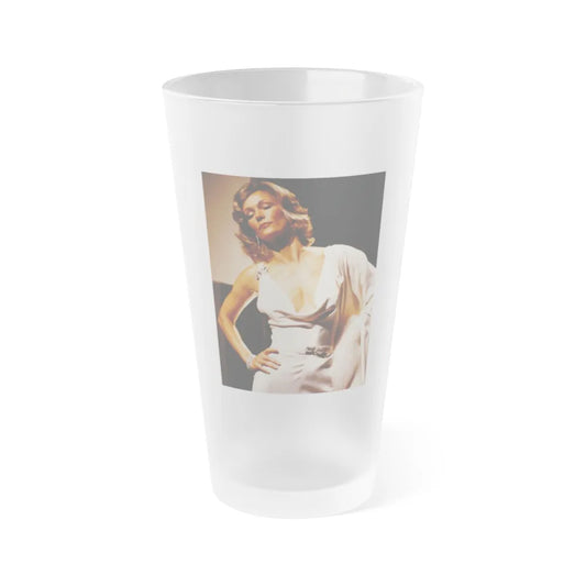 Yvette Mimieux #67 (Vintage Female Icon) Frosted Pint Glass 16oz-16oz-Frosted-Go Mug Yourself