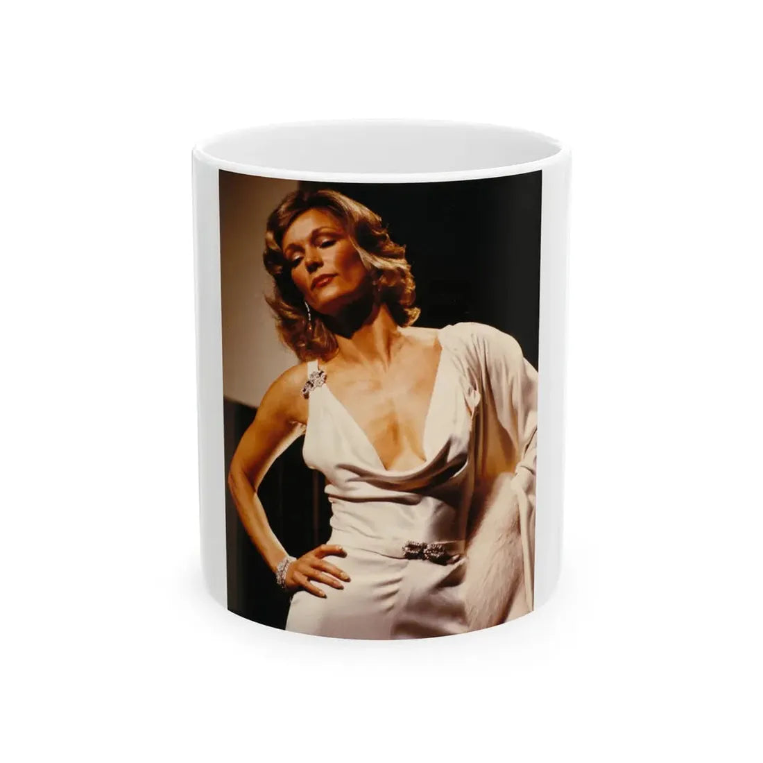 Yvette Mimieux #67 (Vintage Female Icon) White Coffee Mug 11oz - Go Mug Yourself