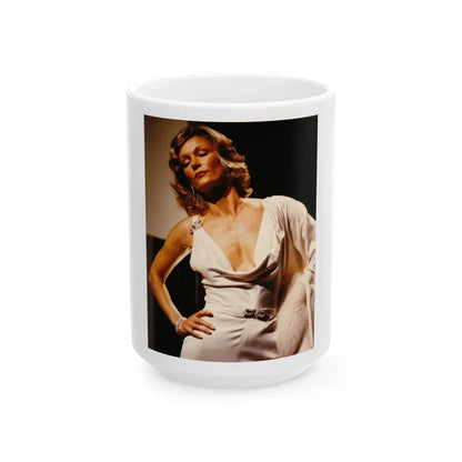 Yvette Mimieux #67 (Vintage Female Icon) White Coffee Mug 15oz - Go Mug Yourself