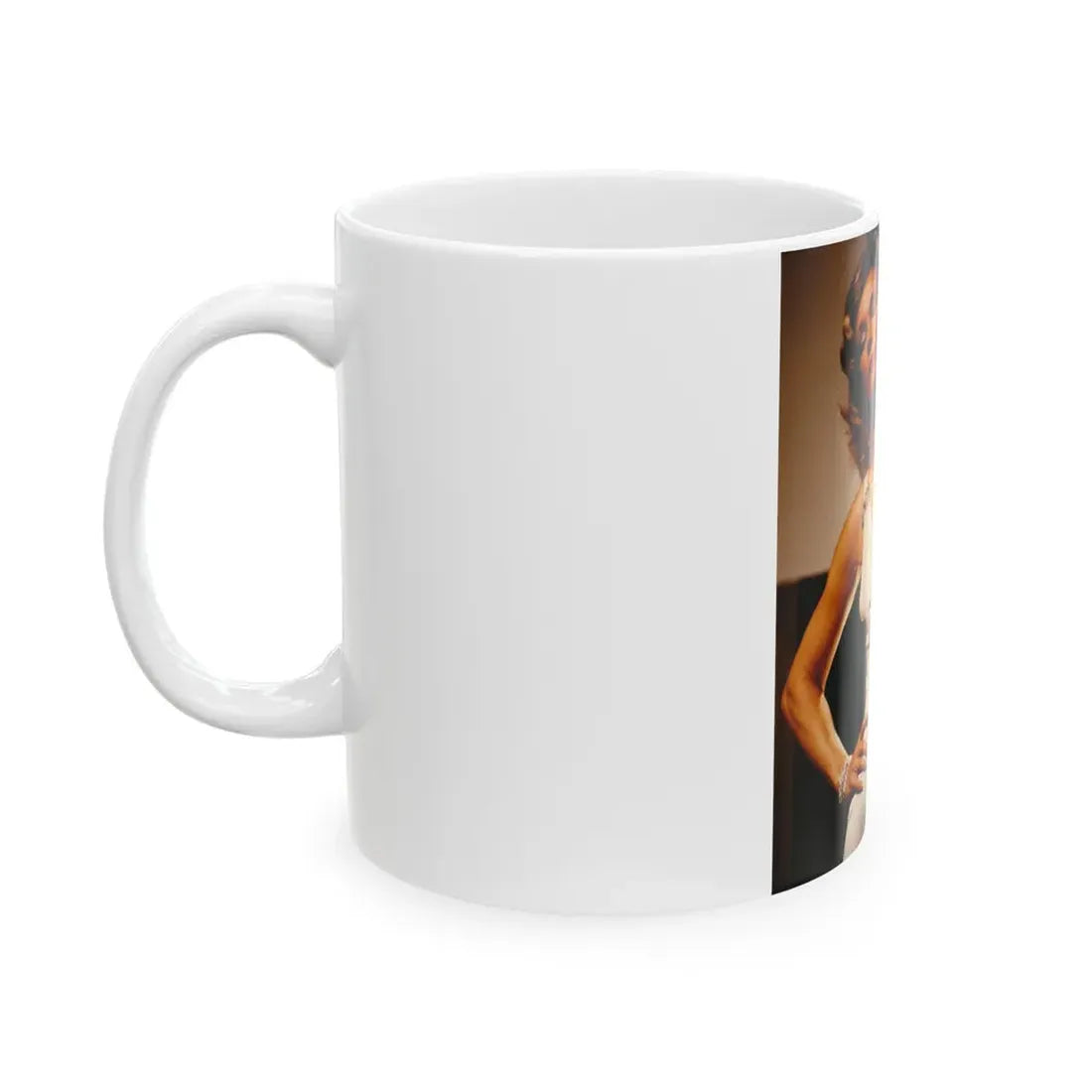 Yvette Mimieux #67 (Vintage Female Icon) White Coffee Mug - Go Mug Yourself