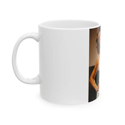 Yvette Mimieux #67 (Vintage Female Icon) White Coffee Mug - Go Mug Yourself