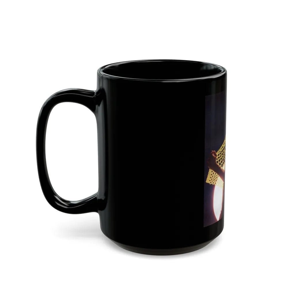 Yvette Mimieux #72 (Vintage Female Icon) Black Coffee Mug-Go Mug Yourself