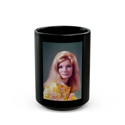 Yvette Mimieux #73 (Vintage Female Icon) Black Coffee Mug 15oz - Go Mug Yourself