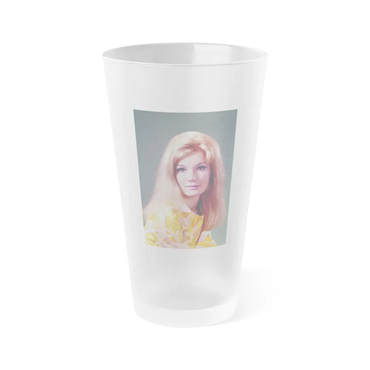 Yvette Mimieux #73 (Vintage Female Icon) Frosted Pint Glass 16oz-16oz-Frosted-Go Mug Yourself