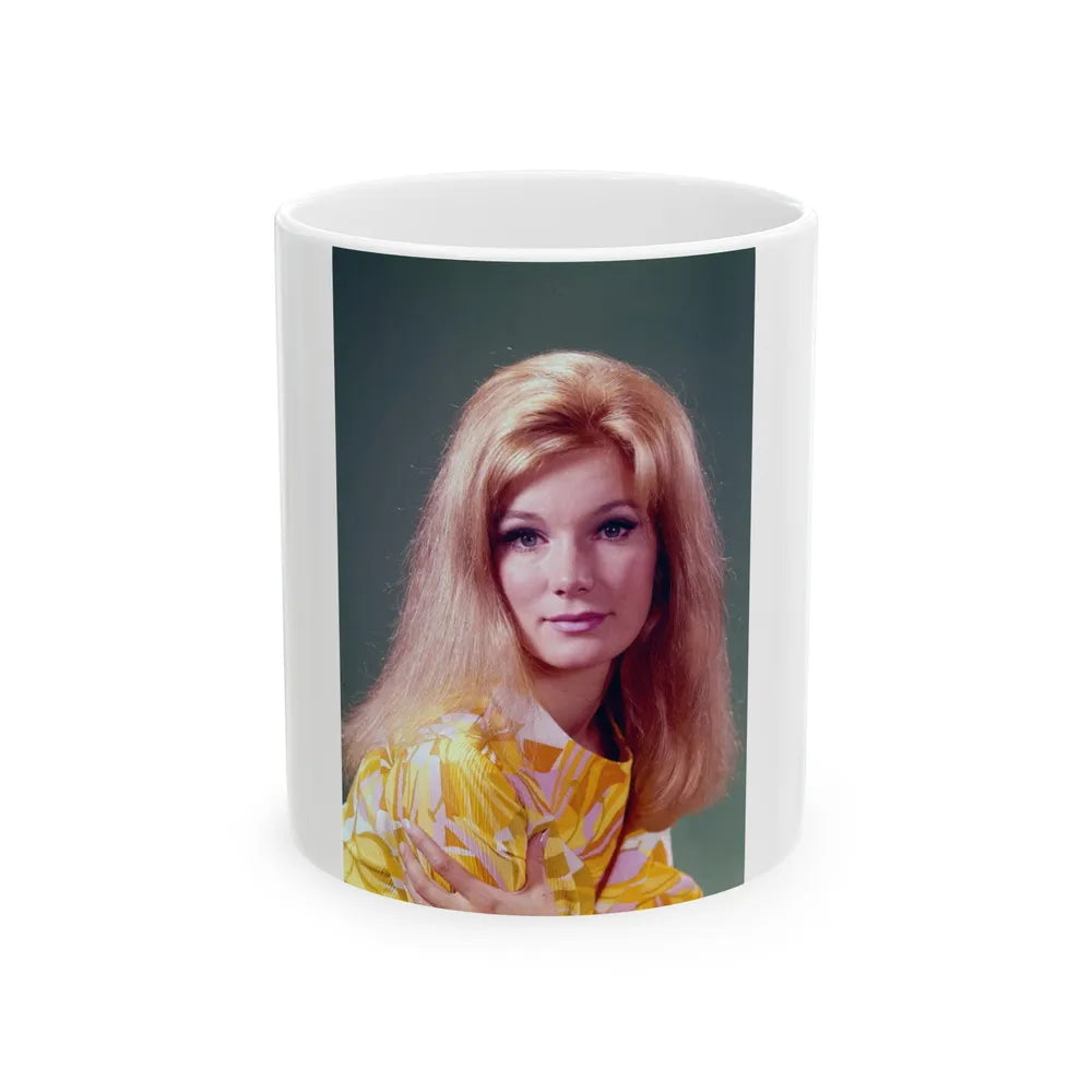 Yvette Mimieux #73 (Vintage Female Icon) White Coffee Mug-11oz-Go Mug Yourself