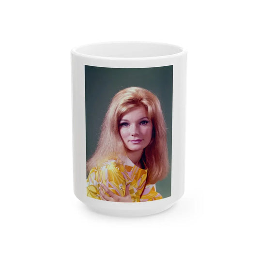 Yvette Mimieux #73 (Vintage Female Icon) White Coffee Mug-15oz-Go Mug Yourself