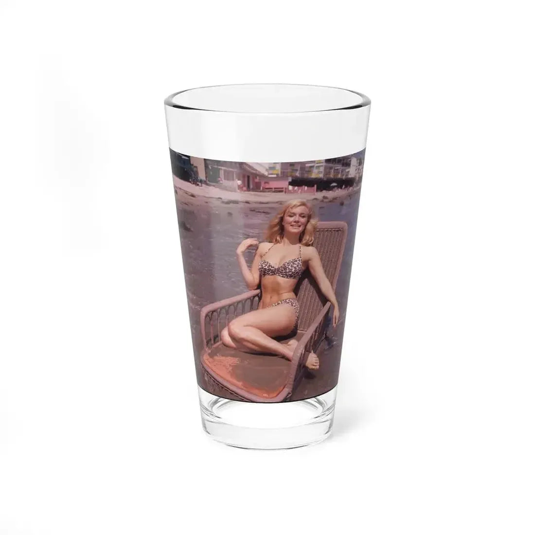 Yvette Mimieux #74 (Vintage Female Icon) Pint Glass 16oz 16oz - Go Mug Yourself