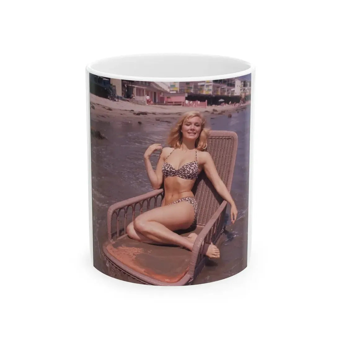 Yvette Mimieux #74 (Vintage Female Icon) White Coffee Mug 11oz - Go Mug Yourself