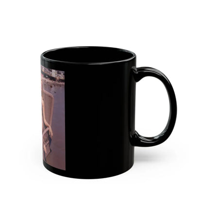 Yvette Mimieux #76 (Vintage Female Icon) Black Coffee Mug-Go Mug Yourself