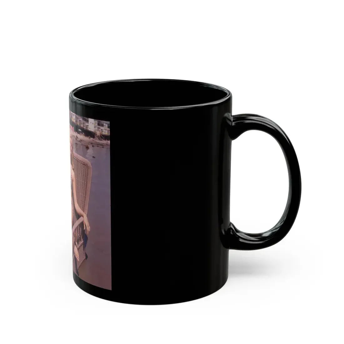 Yvette Mimieux #76 (Vintage Female Icon) Black Coffee Mug - Go Mug Yourself