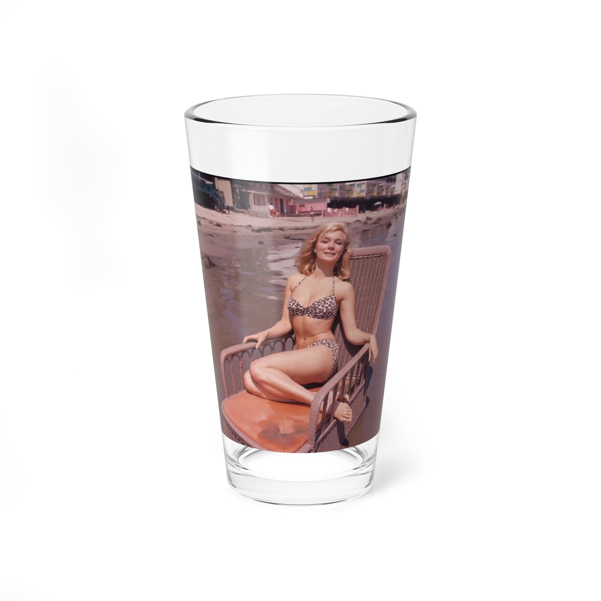 Yvette Mimieux #76 (Vintage Female Icon) Pint Glass 16oz-16oz-Go Mug Yourself