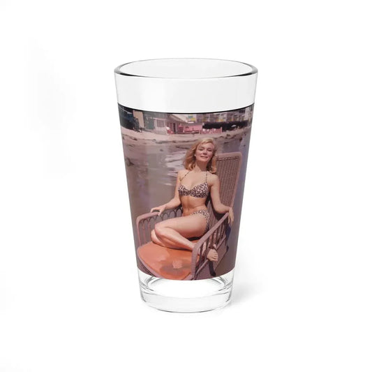 Yvette Mimieux #76 (Vintage Female Icon) Pint Glass 16oz 16oz - Go Mug Yourself