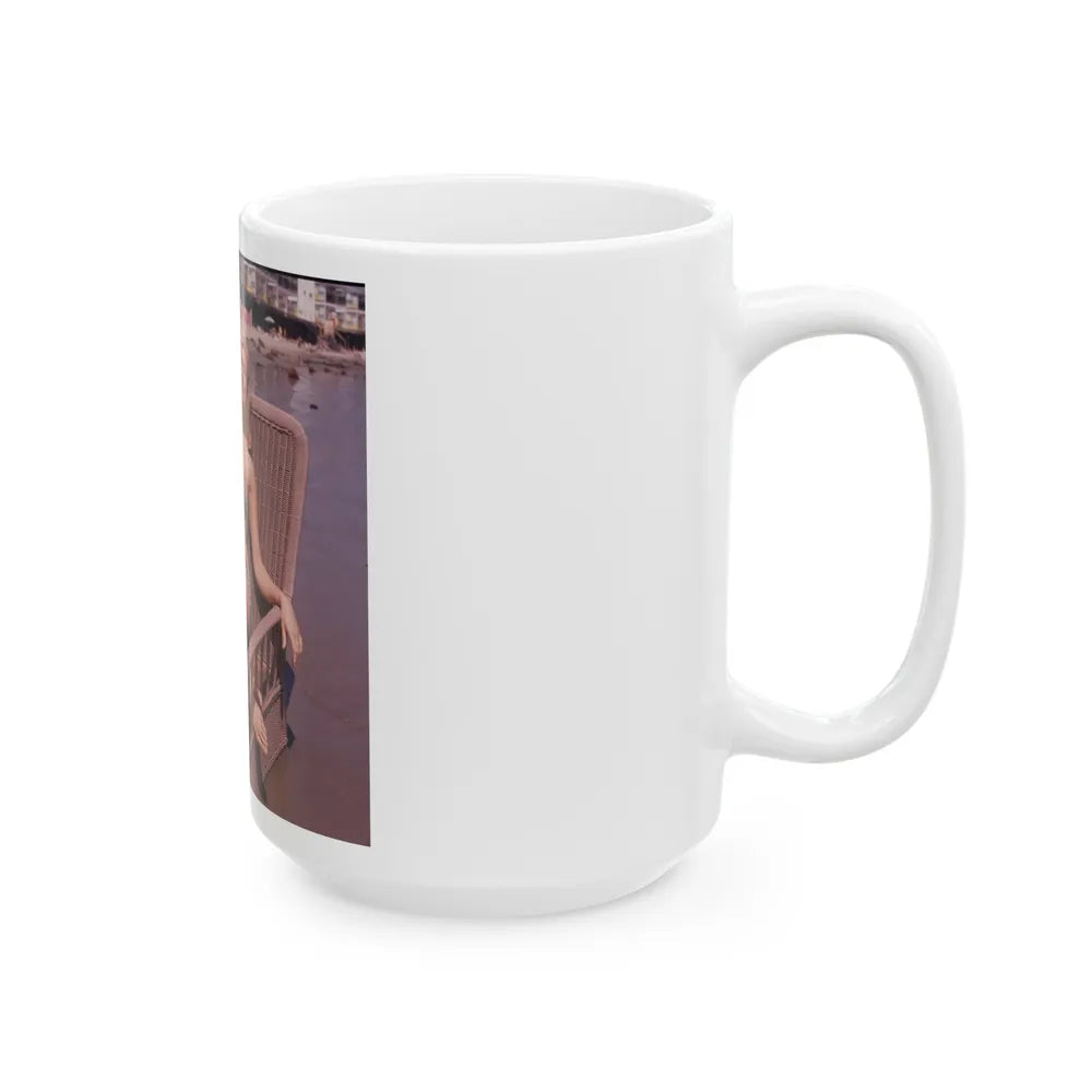 Yvette Mimieux #76 (Vintage Female Icon) White Coffee Mug-Go Mug Yourself