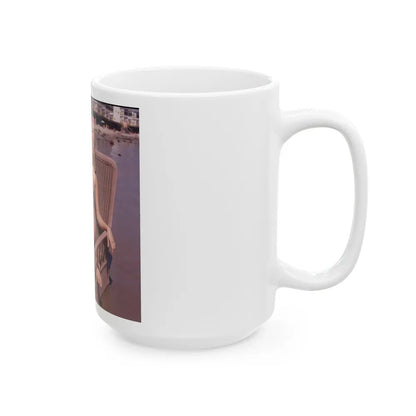 Yvette Mimieux #76 (Vintage Female Icon) White Coffee Mug-Go Mug Yourself