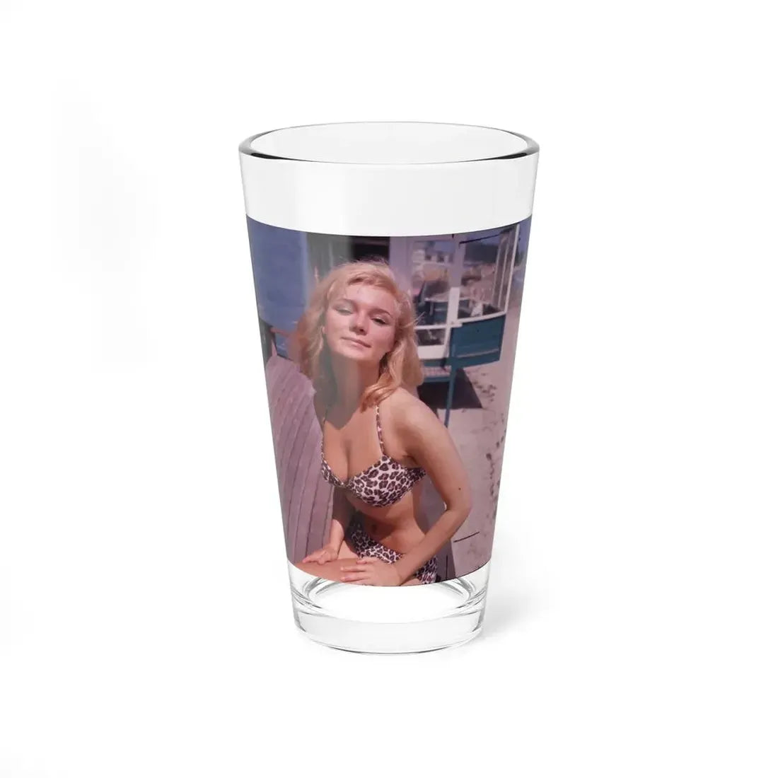 Yvette Mimieux #77 (Vintage Female Icon) Pint Glass 16oz 16oz - Go Mug Yourself