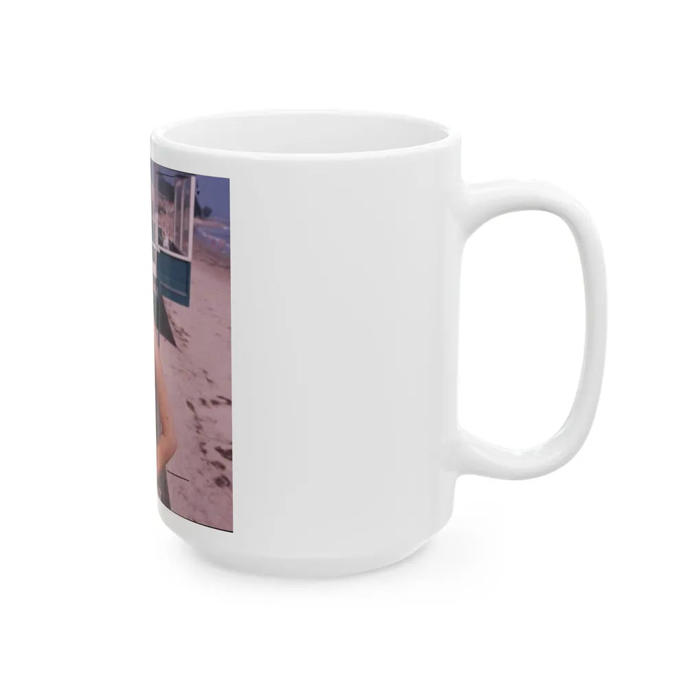 Yvette Mimieux #77 (Vintage Female Icon) White Coffee Mug-Go Mug Yourself