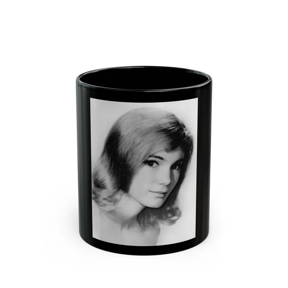 Yvette Mimieux #80 (Vintage Female Icon) Black Coffee Mug-11oz-Go Mug Yourself