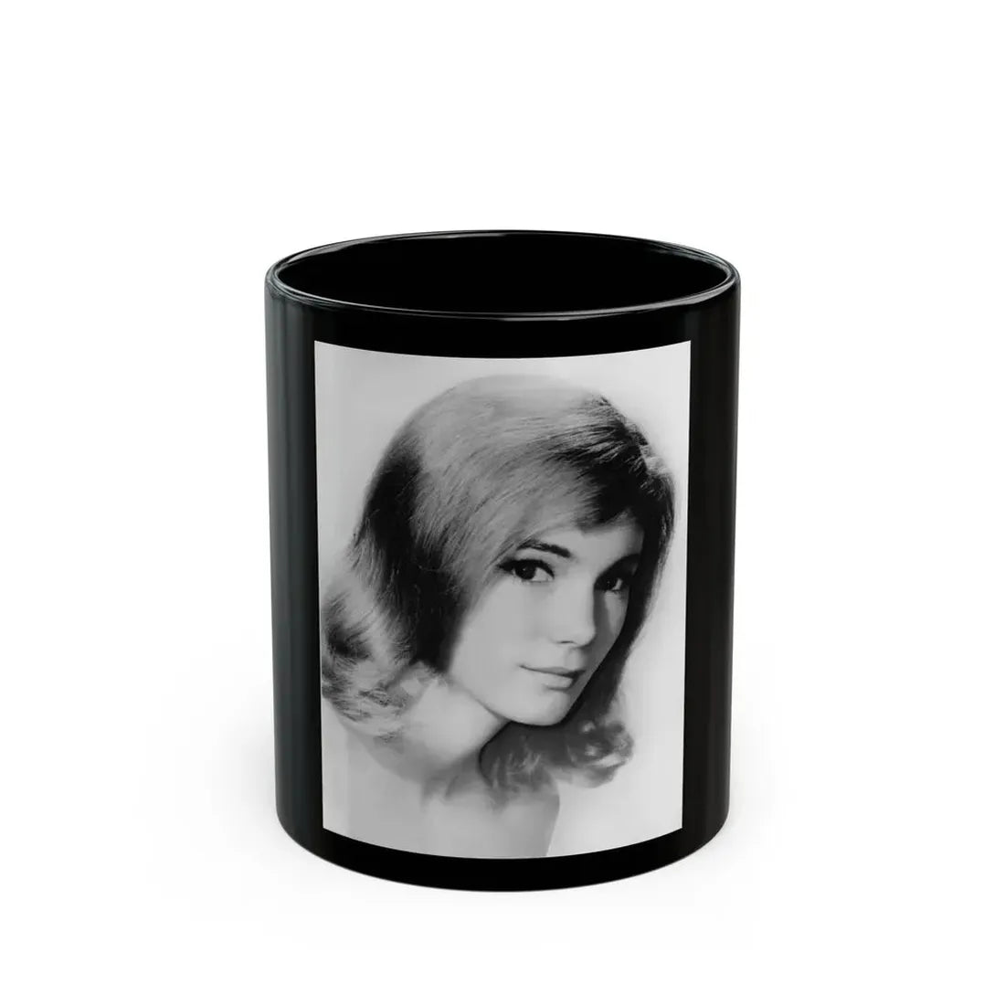 Yvette Mimieux #80 (Vintage Female Icon) Black Coffee Mug 11oz - Go Mug Yourself