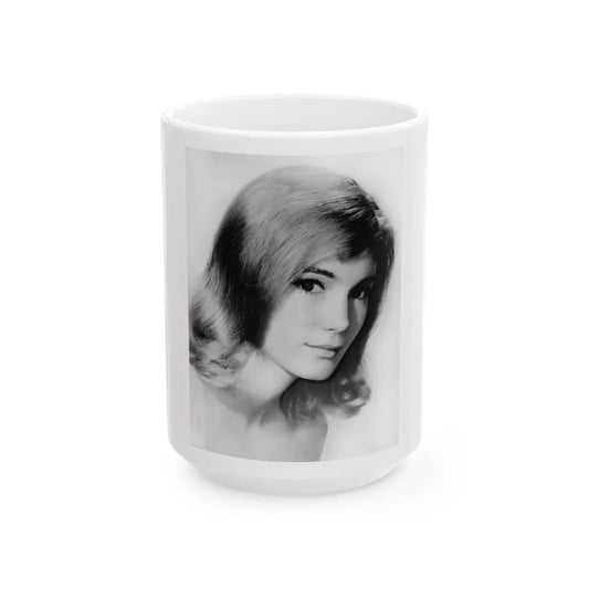 Yvette Mimieux #80 (Vintage Female Icon) White Coffee Mug-15oz-Go Mug Yourself