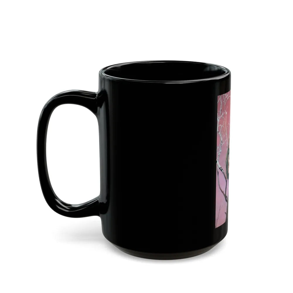 Yvette Mimieux #83 (Vintage Female Icon) Black Coffee Mug-Go Mug Yourself