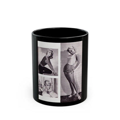 Yvette Mimieux #86 (Vintage Female Icon) Black Coffee Mug-11oz-Go Mug Yourself