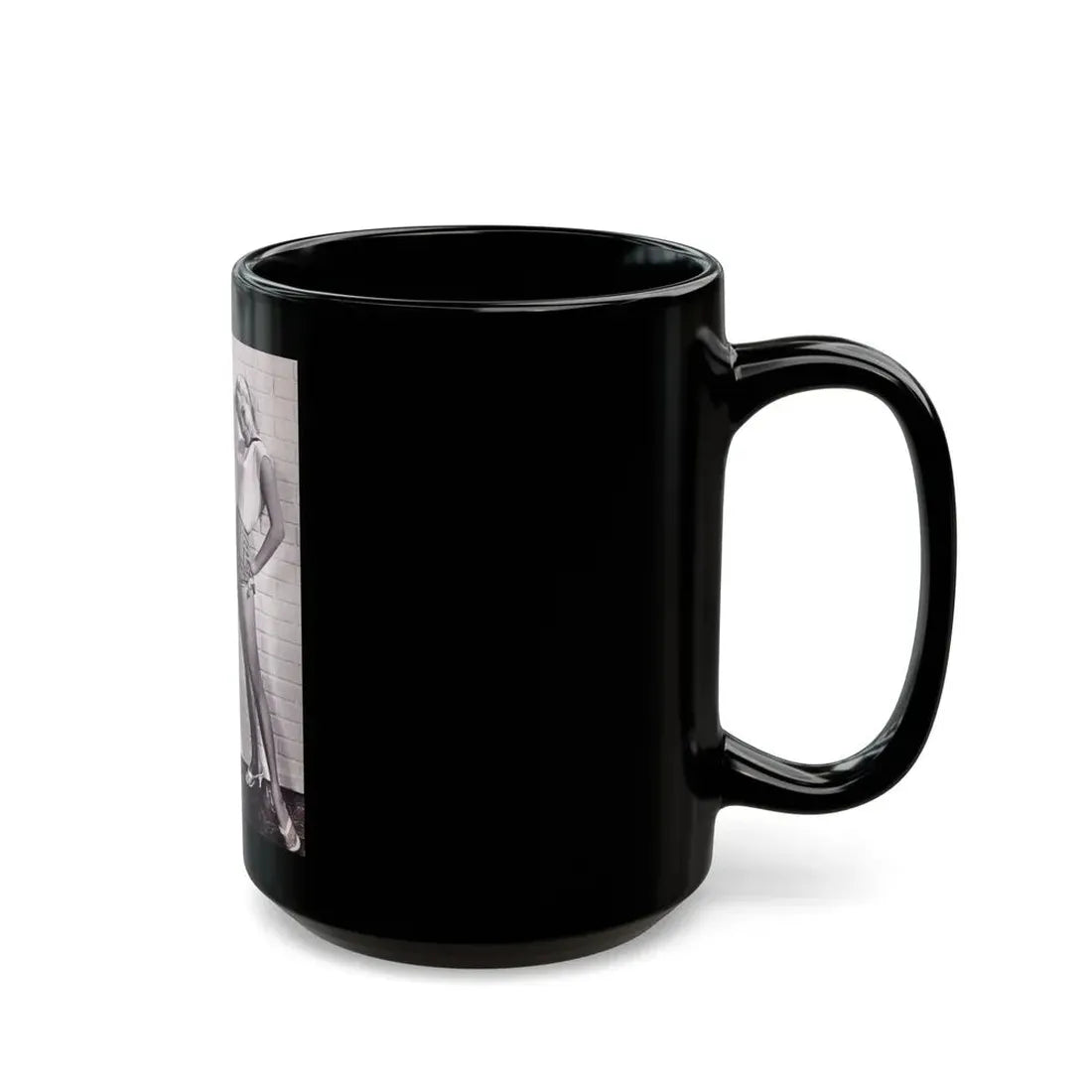Yvette Mimieux #86 (Vintage Female Icon) Black Coffee Mug - Go Mug Yourself