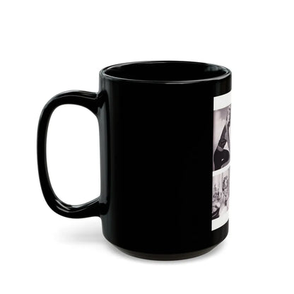 Yvette Mimieux #86 (Vintage Female Icon) Black Coffee Mug-Go Mug Yourself